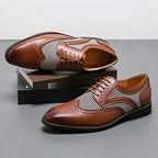 Ashcombe - Houndstooth Wingtip Derby