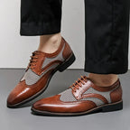 Ashcombe - Houndstooth Wingtip Derby